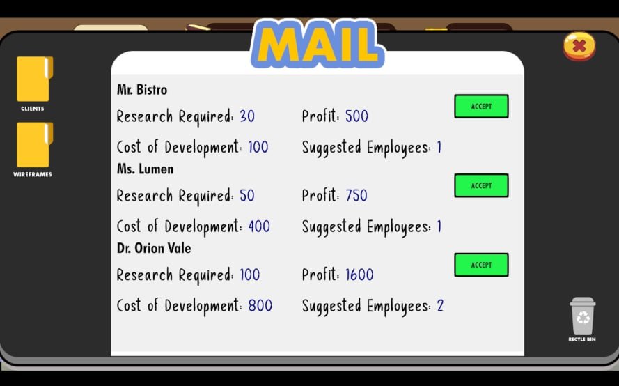 HCI Tycoon Client Board